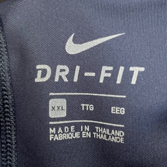 Nike Golf Polo Shirt Mens XXL Blue Activewear Drifit - Picture 6 of 8